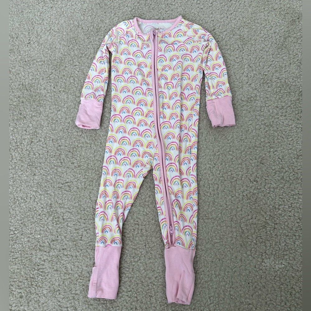 Little sleepies zippered footie